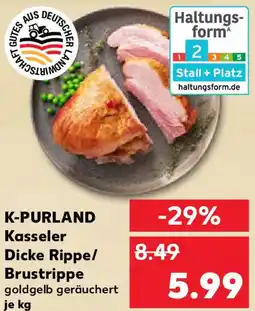 Kaufland K-PURLAND Kasseler Dicke Rippe/ Brustrippe Angebot