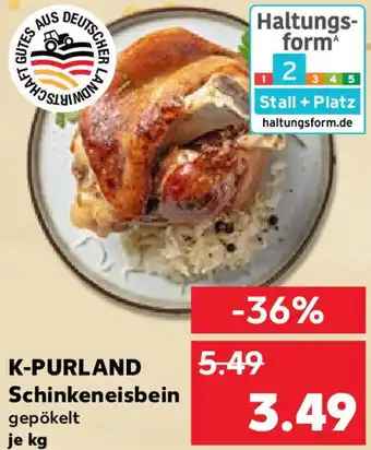 Kaufland K-PURLAND Schinkeneisbein Angebot