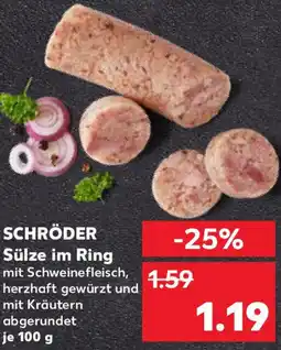 Kaufland SCHRÖDER Sülze im Ring Angebot