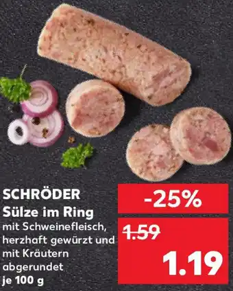 Kaufland SCHRÖDER Sülze im Ring Angebot