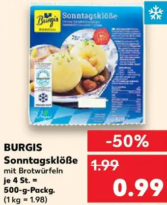Kaufland BURGIS Sonntagsklöße Angebot