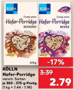 Kaufland KÖLLN Hafer-Porridge Angebot