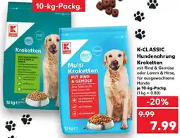 Kaufland K-CLASSIC Hundenahrung Kroketten Angebot