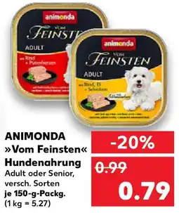Kaufland ANIMONDA Vom Feinsten Hundenahrung Angebot