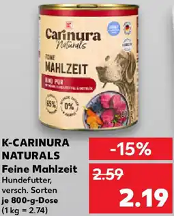 Kaufland K-CARINURA NATURALS Feine Mahlzeit Angebot