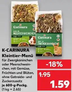 Kaufland K-CARINURA Kleintier-Menü Angebot