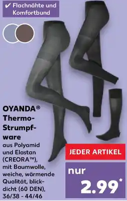 Kaufland OYANDA Thermo Strumpfware Angebot