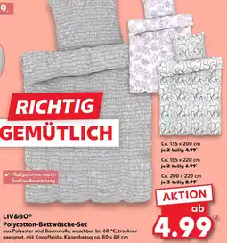 Kaufland LIV&BO Polycotton-Bettwäsche-Set Angebot