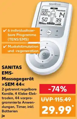 Kaufland SANITAS EMS Massagegerät SEM 44 Angebot
