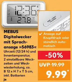 Kaufland MEBUS Digitalwecker mit Sprachansage Angebot