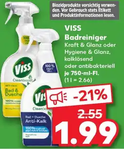 Kaufland VISS Badreiniger Angebot