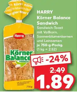 Kaufland HARRY Körner Balance Sandwich Angebot