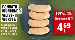 Handelshof Ponnath münchner weisswürste Angebot