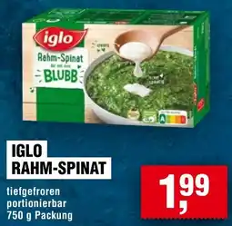 Handelshof Iglo rahm-spinat Angebot
