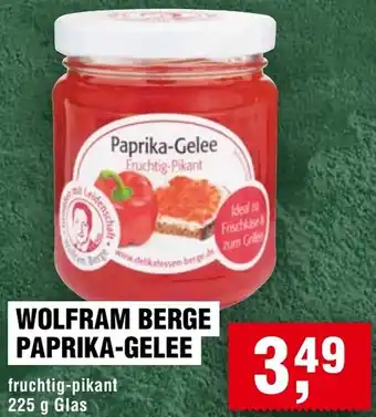Handelshof Wolfram berge paprika-gelee Angebot