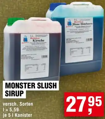 Handelshof Monster slush sirup Angebot