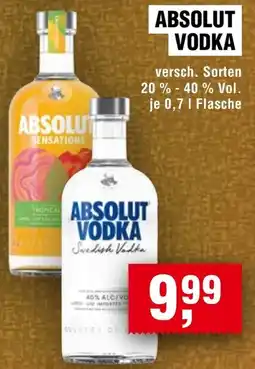 Handelshof Absolut vodka Angebot