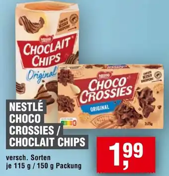 Handelshof Nestlé choco crossies / choclait chips Angebot