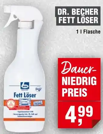 Handelshof Dr. becher fett löser Angebot