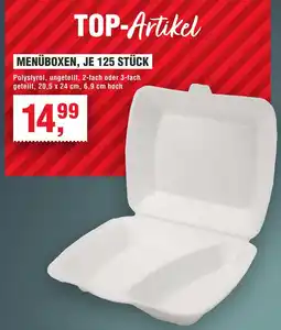 Handelshof Menüboxen, je 125 stück Angebot