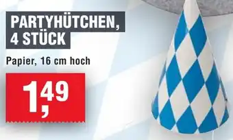 Handelshof Partyhütchen, 4 stück Angebot