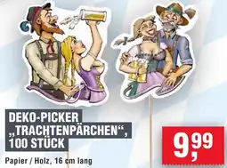 Handelshof Deko-picker ,,trachtenpärchen", 100 stück Angebot