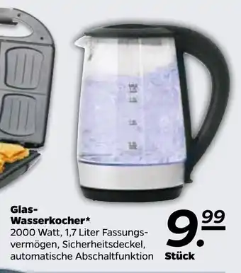 NETTO Glas Wasserkocher Angebot