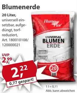 Sonderpreis Baumarkt Humo Flor Blumenerde Angebot