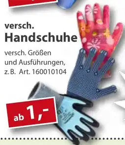 Sonderpreis Baumarkt versch. Handschuhe Angebot