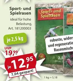 Sonderpreis Baumarkt Sport- und Spielrasen Angebot