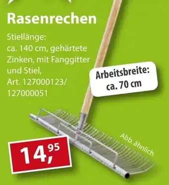Sonderpreis Baumarkt Rasenrechen Angebot