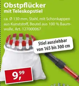 Sonderpreis Baumarkt Obstpflücker mit Teleskopstiel Angebot