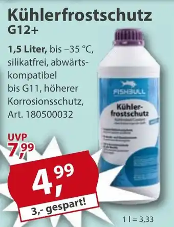 Sonderpreis Baumarkt Kühlerfrostschutz G12+ Angebot