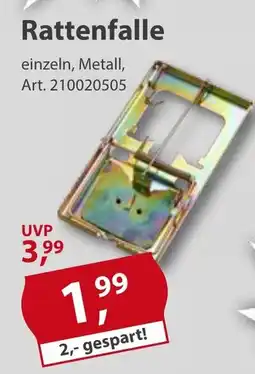 Sonderpreis Baumarkt Rattenfalle Angebot