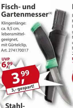 Sonderpreis Baumarkt Fisch- und Gartenmesser Angebot