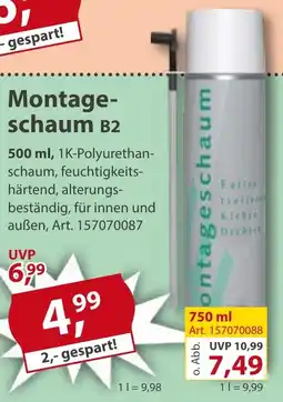 Sonderpreis Baumarkt Montageschaum B2 Angebot