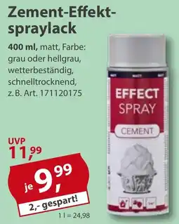 Sonderpreis Baumarkt Zement-Effektspraylack Angebot