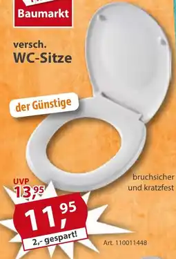 Sonderpreis Baumarkt versch. WC-Sitze Angebot