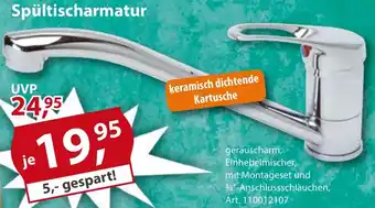 Sonderpreis Baumarkt Armatur-Serie ,,Speed" Spültischarmatur Angebot