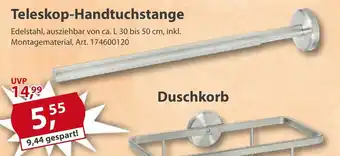 Sonderpreis Baumarkt Teleskop-Handtuchstange Angebot