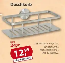 Sonderpreis Baumarkt Duschkorb Angebot