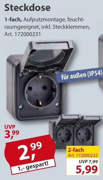 Sonderpreis Baumarkt Steckdose Angebot