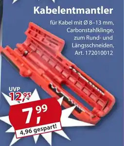 Sonderpreis Baumarkt Kabelentmantler Angebot