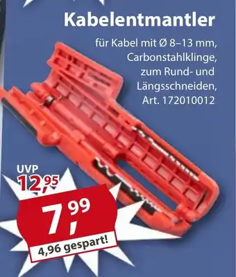 Sonderpreis Baumarkt Kabelentmantler Angebot