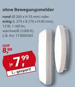 Sonderpreis Baumarkt versch. LED-Wand- und -Deckenleuchten ohne Bewegungsmelder Angebot