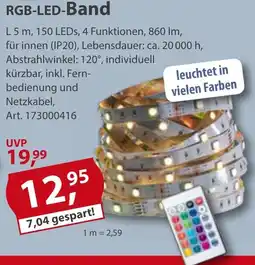 Sonderpreis Baumarkt RGB-LED-Band Angebot
