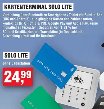 Handelshof Sumup kartenterminal solo lite Angebot