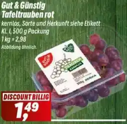Simmel Gut &Günstig Tafeltrauben rot Angebot
