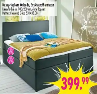 Möbel Boss Boxspringbett Orlando Angebot