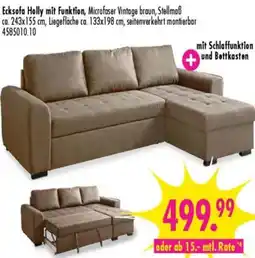 Möbel Boss Ecksofa Holly mit Funktion Angebot
